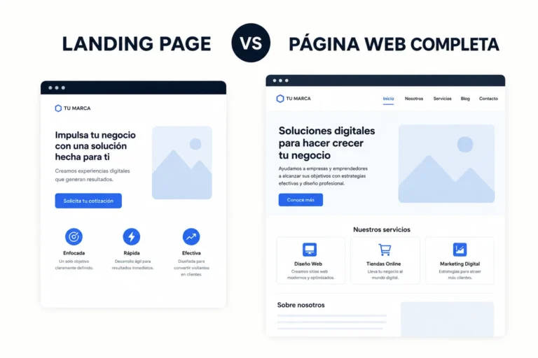 Landing Page o Página Web Completa