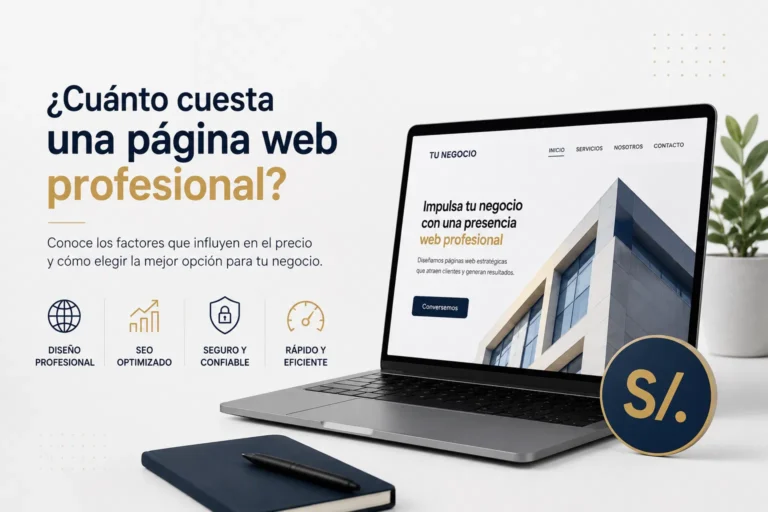cuanto cuesta una pagina web profesional